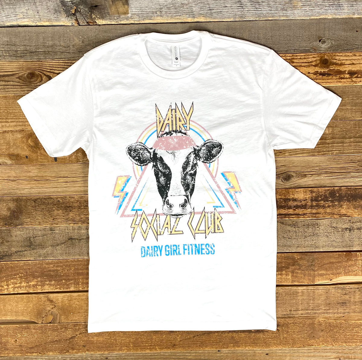 Dairy Social Club Tee Emily Shaw Dairy Girl Fitness