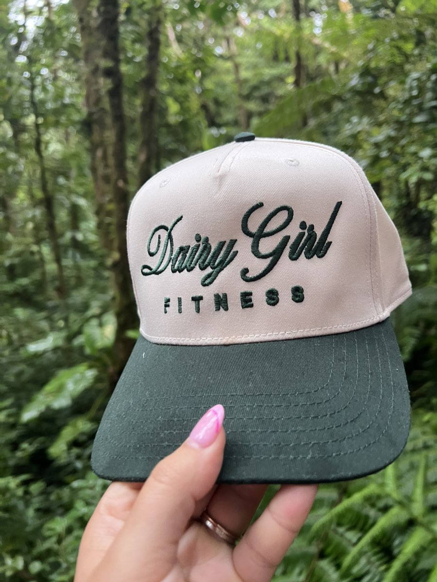 Dairy Girl Fitness Embroidered Trucker Hat