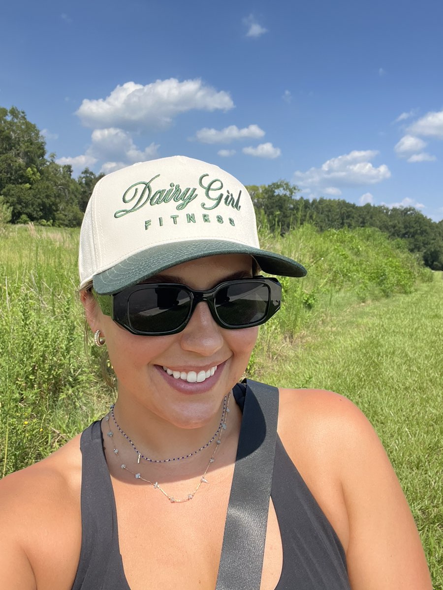 Dairy Girl Fitness Embroidered Trucker Hat